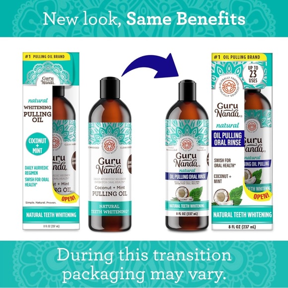 Brand new in box GuruNanda Coconut Oil Pulling with 7 Essential Oils - Picture 4 of 5